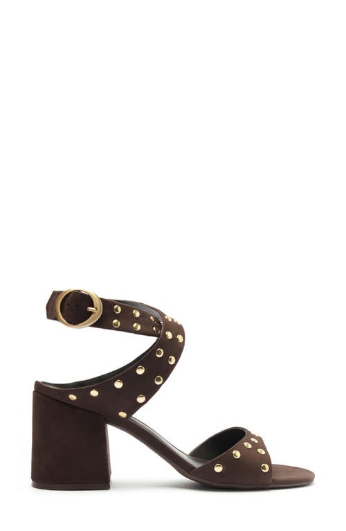 Arezzo Kara Ankle Strap Sandal In Brown