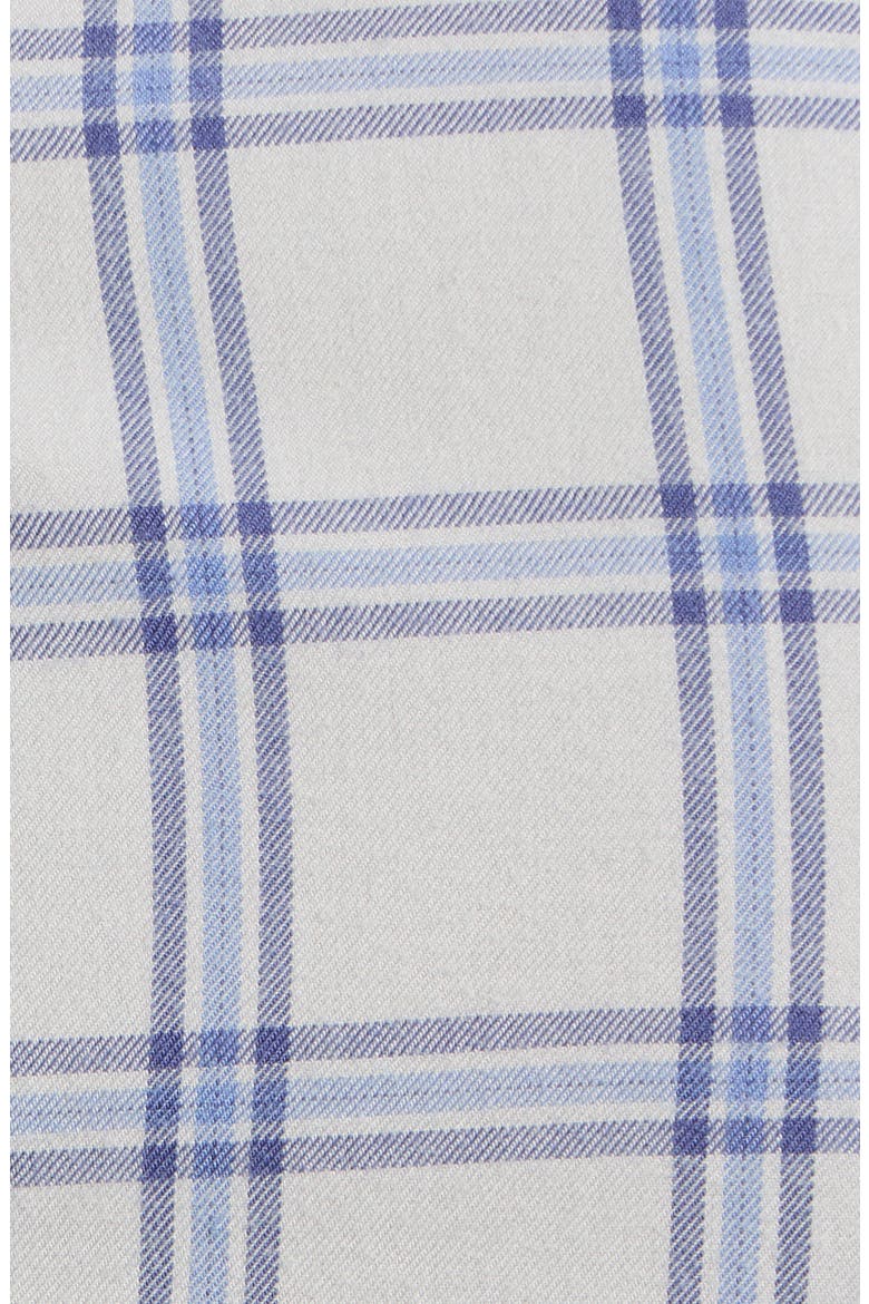 Preston Performance Flannel Button-Up Shirt, Alternate, color, BRITISH GREY