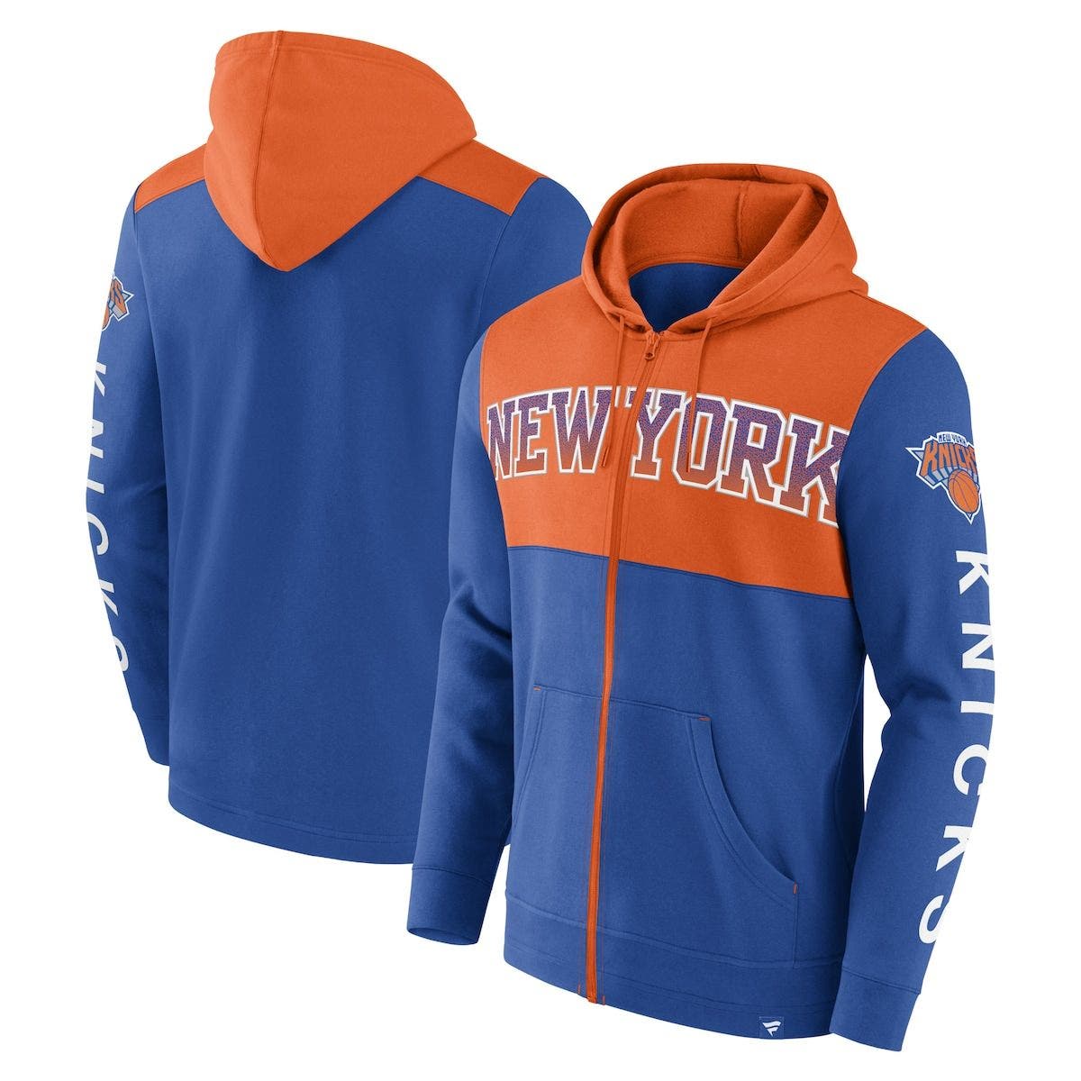 Men's Fanatics Branded Blue/Orange New York Knicks Skyhook