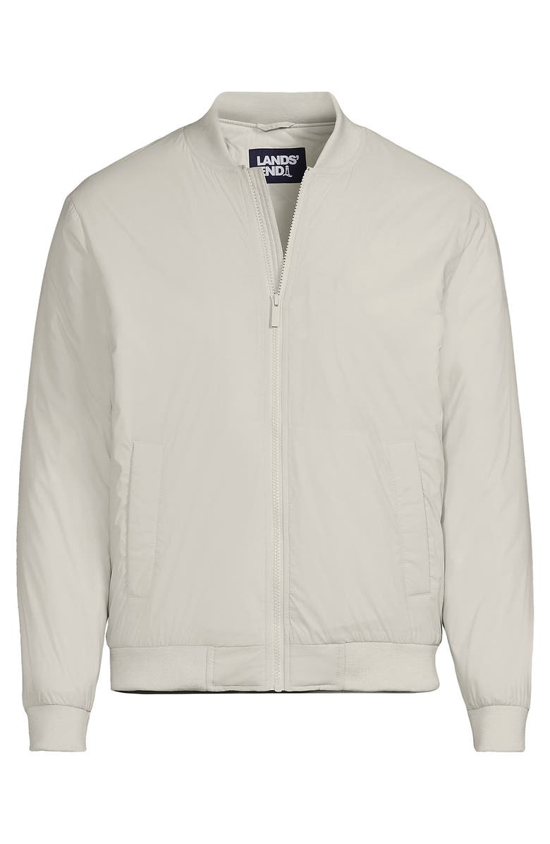 Lands' End WanderFree Insulated Bomber Jacket, Alternate, color, Light Stone