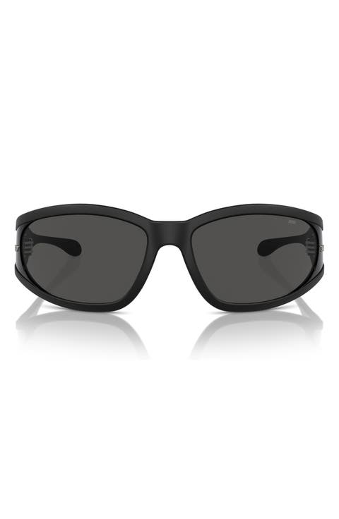 65mm Oversize Pillow Sunglasses