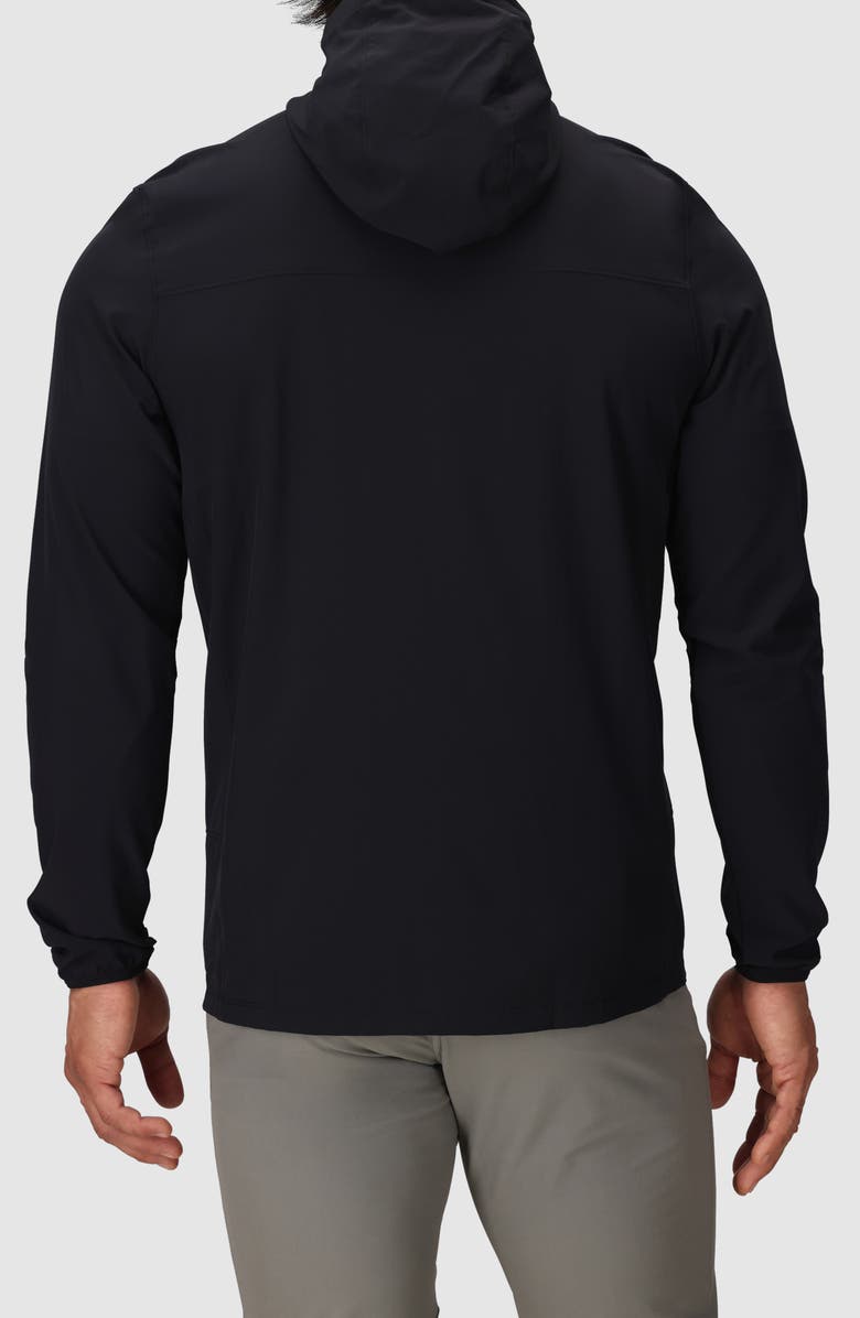 Outdoor Research Astroman Air Sun Half Zip Hoodie, Alternate, color, Black