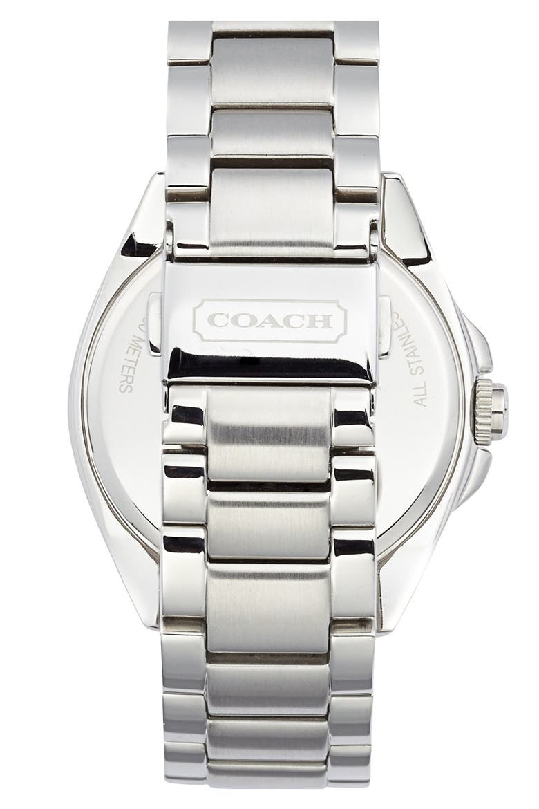 'Tristen' Multi Eye Dial Bracelet Watch, 36mm, Alternate, color, SILVER/ LIGHT BLUE