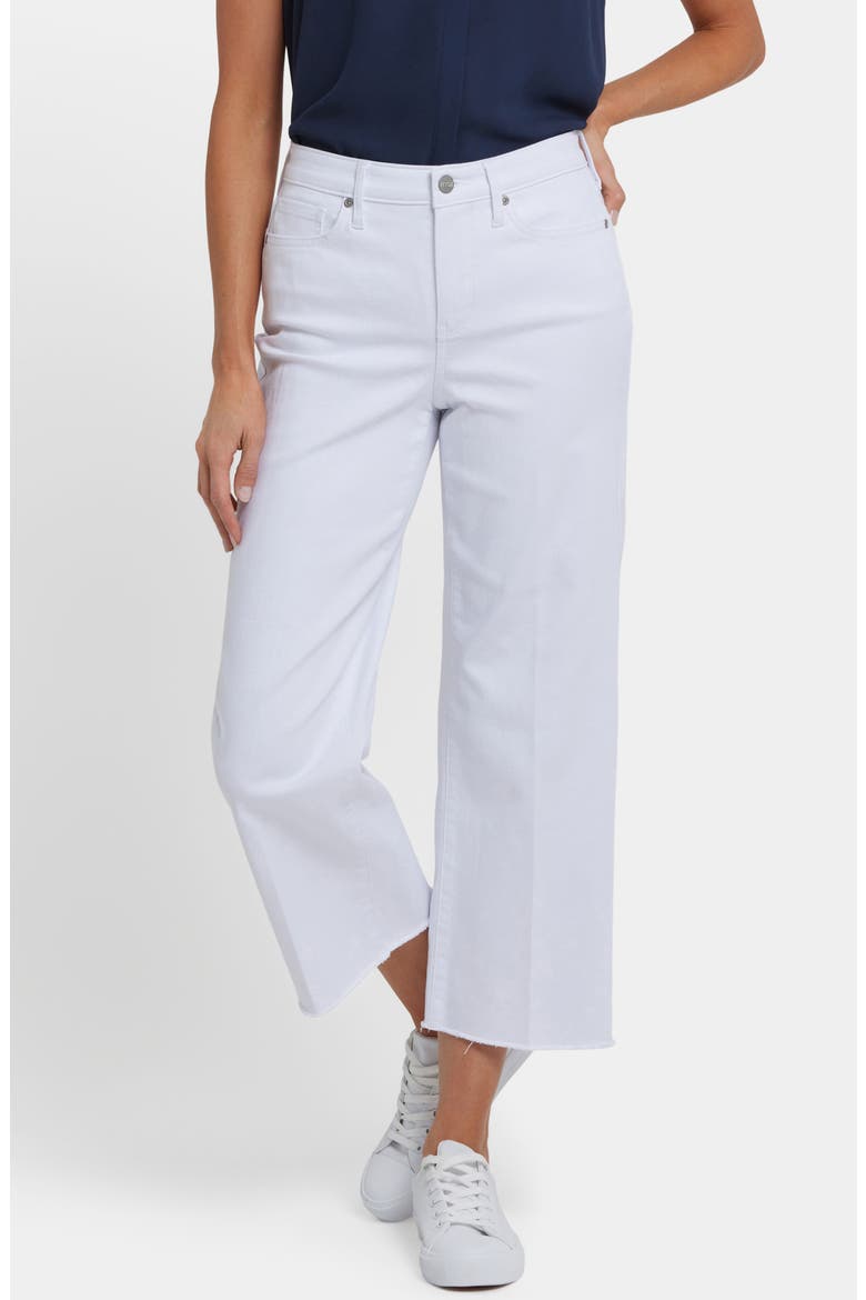 Coco High Waist Crop Wide Leg Jeans, Main, color, OPTIC WHITE