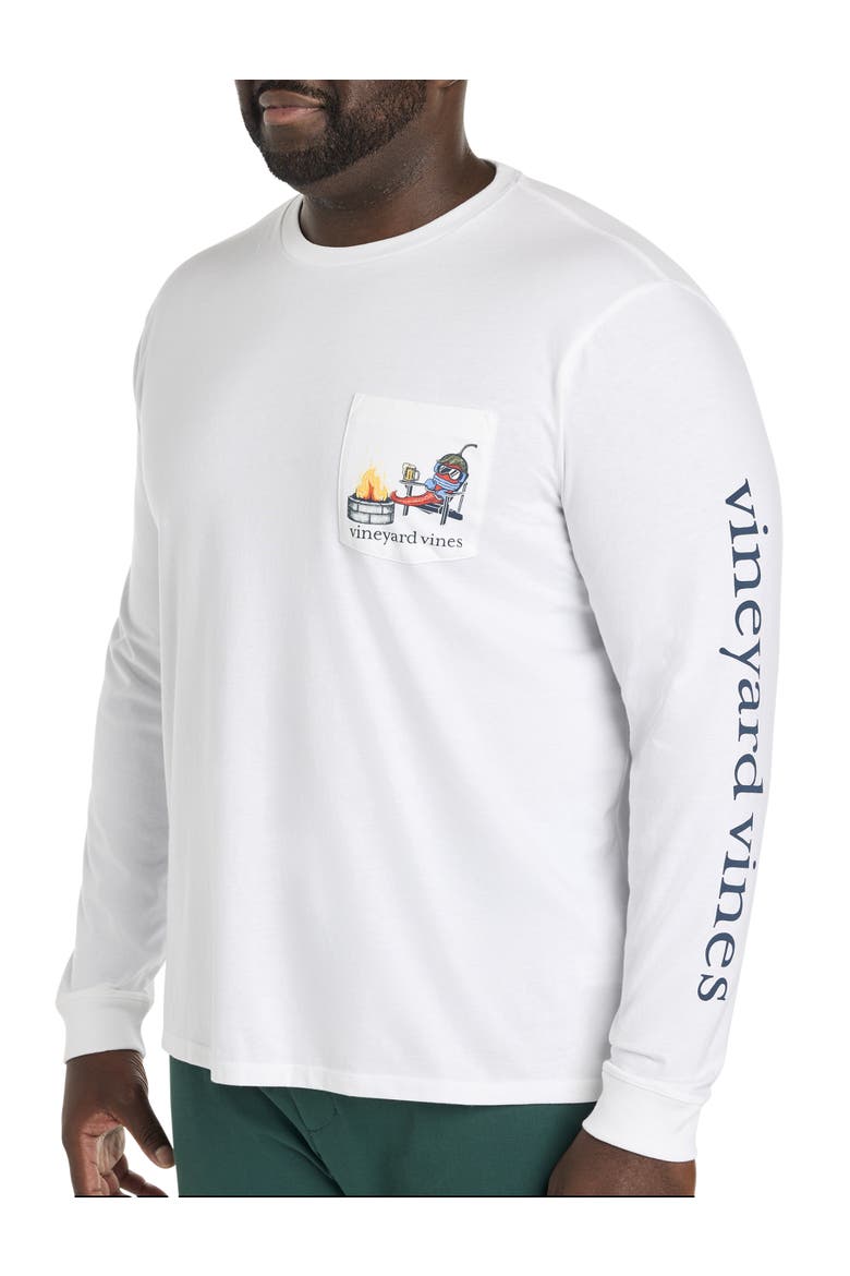 Big & Tall Chilly Peppers Graphic Tee, Alternate, color, WHITE CAP
