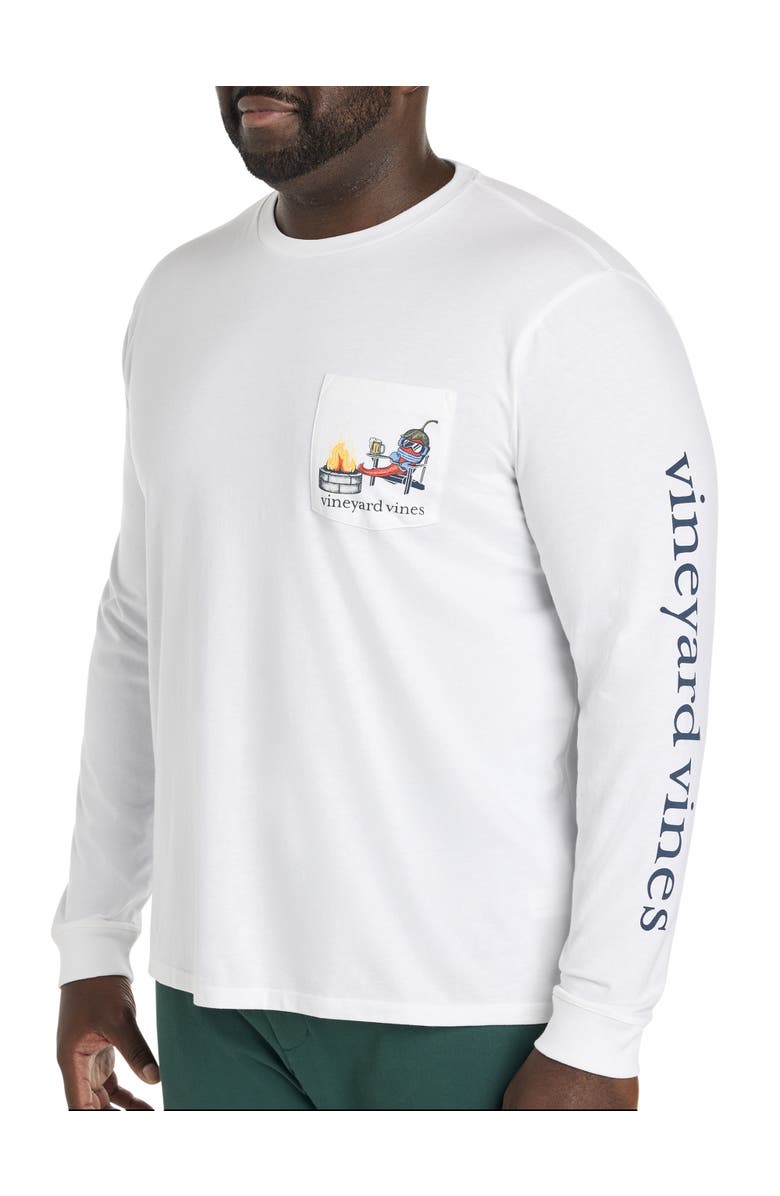 vineyard vines Big & Tall Chilly Peppers Graphic Tee, Alternate, color, White Cap