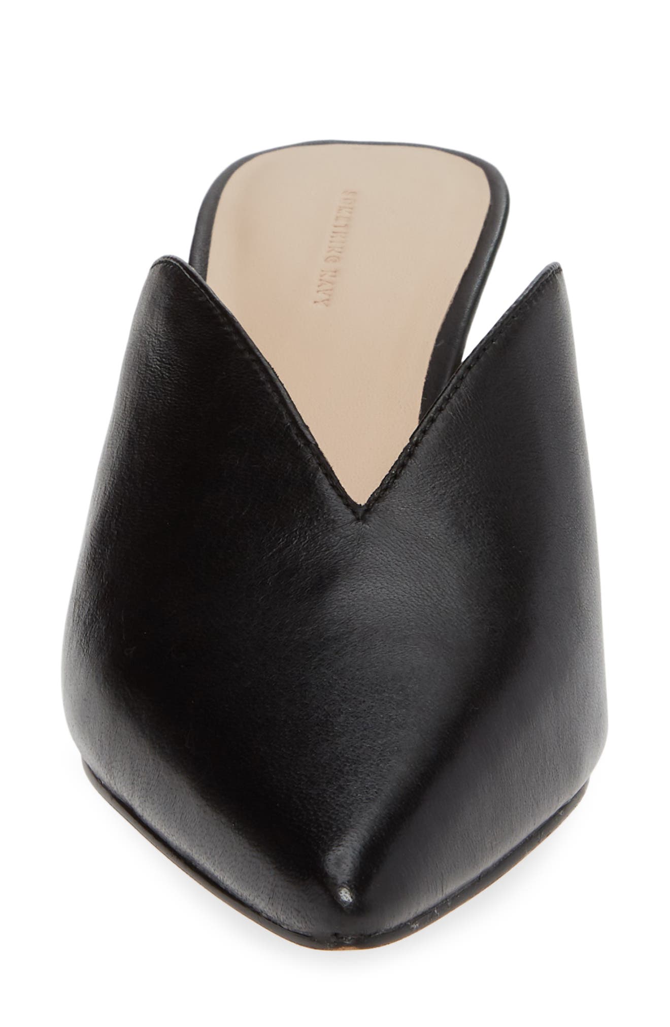 Something Navy Utopia Kitten Heel Mule, Alternate, color, 