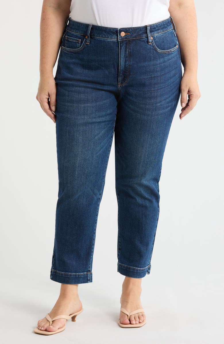 NYDJ Sheri Ankle Slim Straight Leg Jeans, Main, color, Sunset Villa