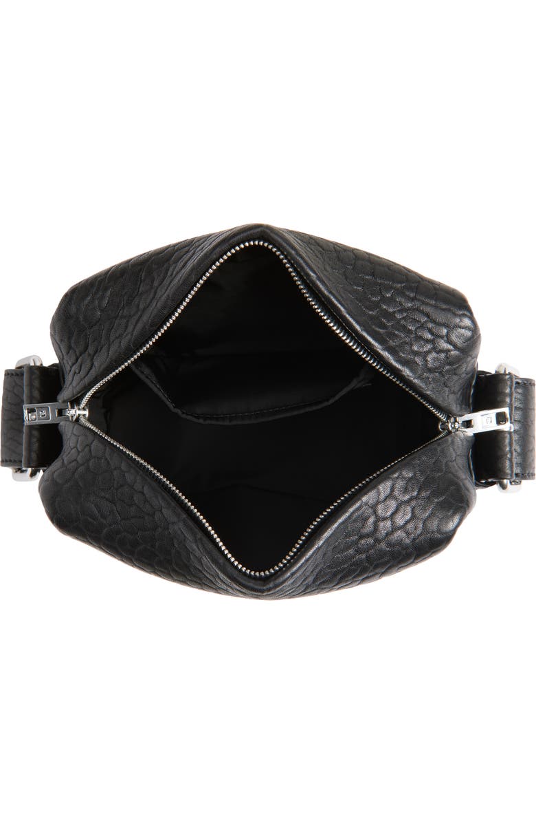 Alexander Wang Small Ricco Primal Lambskin Leather Crossbody Bag, Alternate, color, 001 Black