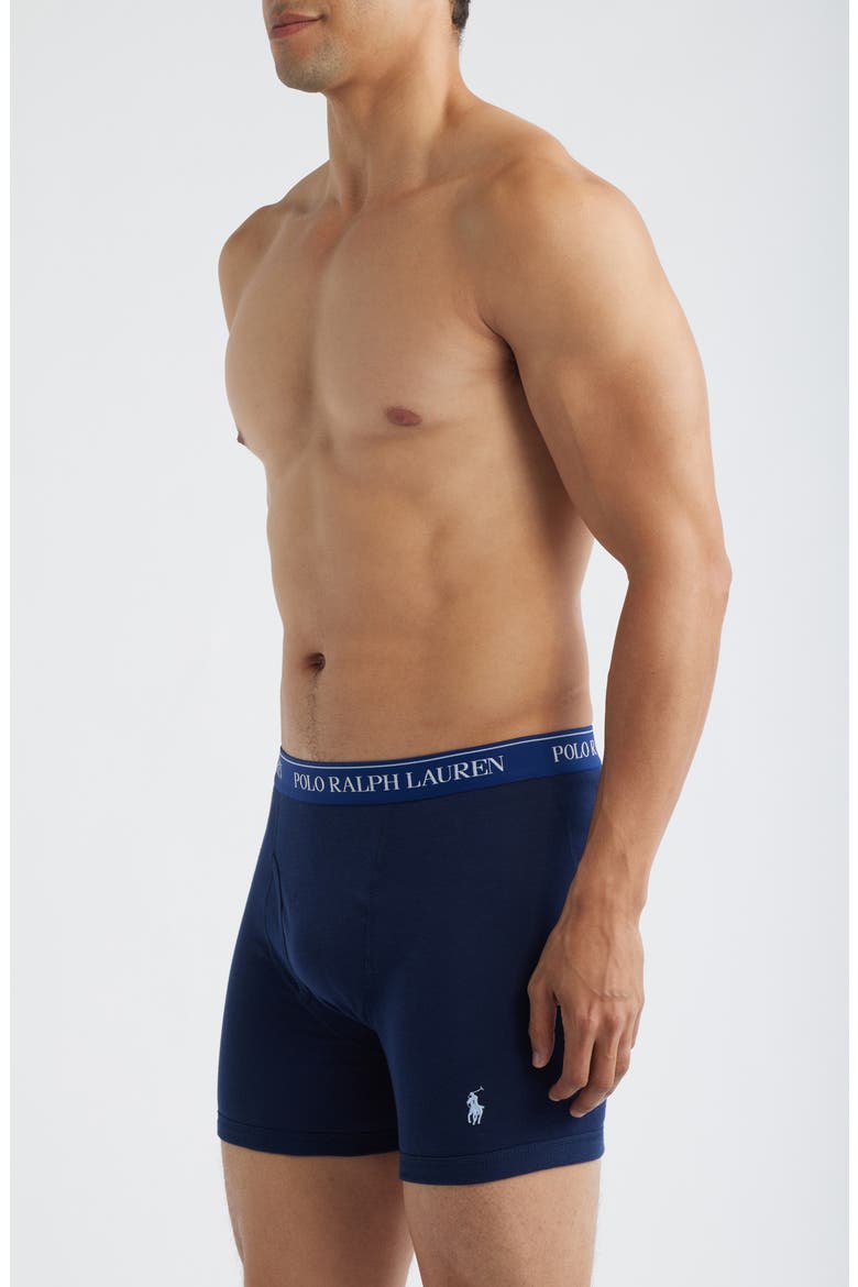 3-Pack Cotton Boxer Briefs, Alternate, color, CRUISE NAVY