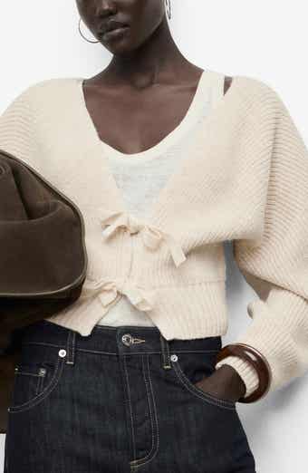MANGO V-Neck Cardigan