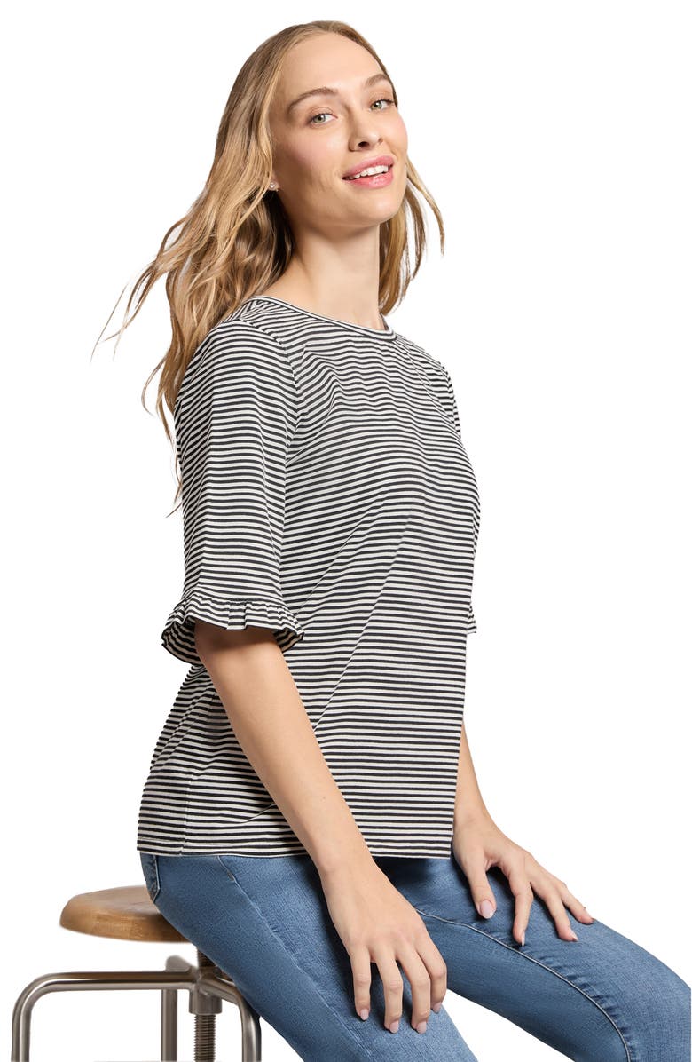 Jones New York Feeder Stripe Top, Alternate, color, 