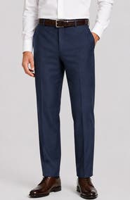 ZANETTI Stefano Modern Fit Wool Trousers