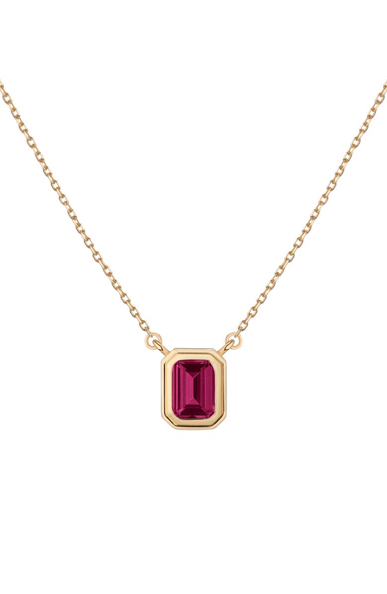 Aurate New York Ruby Heirloom Necklace, Main, color, Yellow