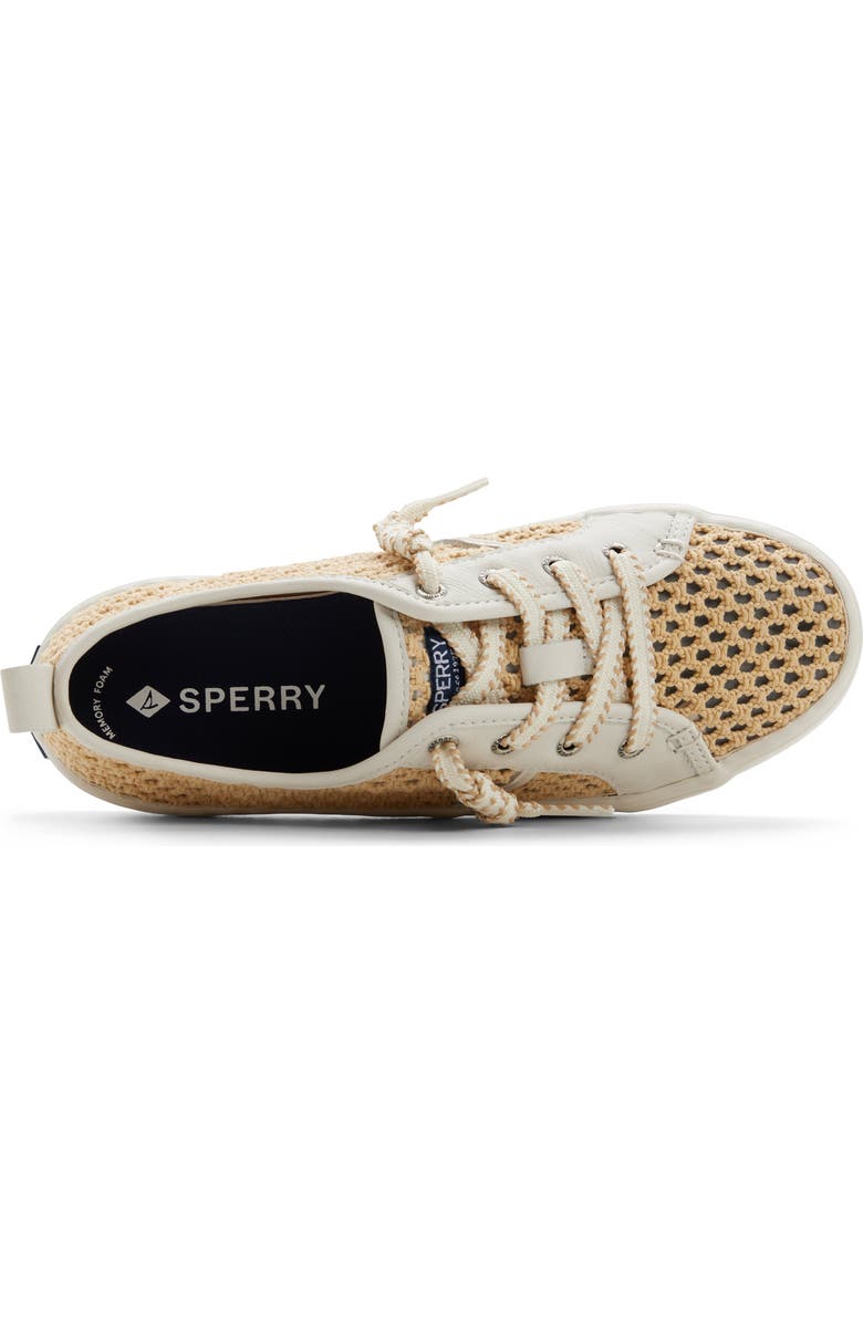 Sperry Crestwave Low Top Sneaker, Alternate, color, Natural