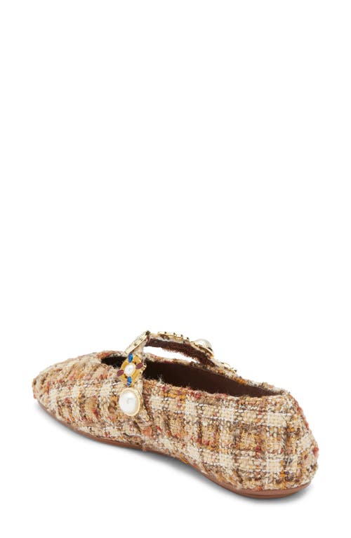 Jeffrey Campbell Amarissa Mary Jane Flat In Brown