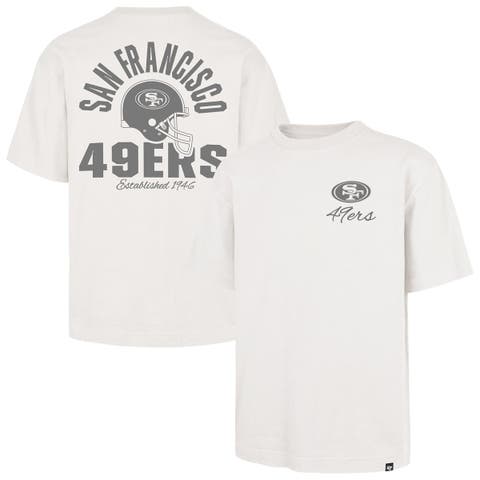 Men's '47 Off White San Francisco 49ers Photon Dust Foundation T-Shirt