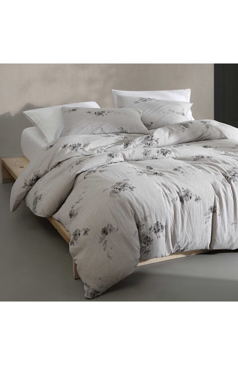 Calvin Klein Aquarelle Mélange Gauze Comforter & Shams Set, Alternate, color, Beige/ Tan