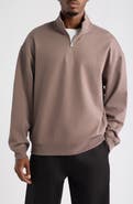 BOSS Dalizip Cotton Quarter-Zip Pullover