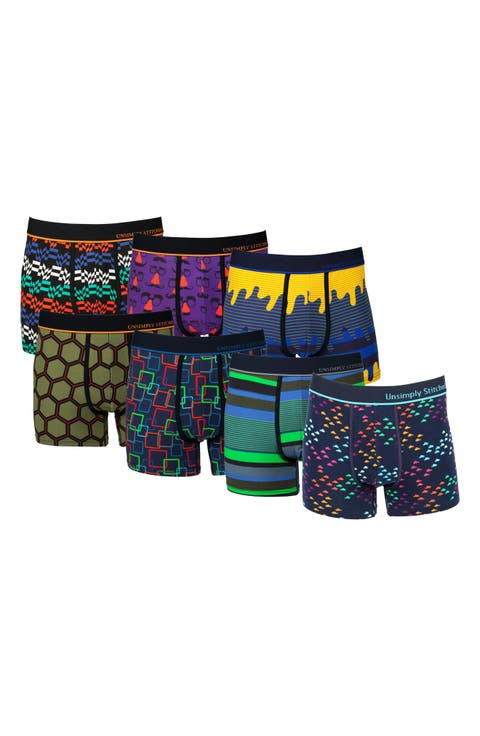 7-Pack Assorted Stretch Cotton Trunks