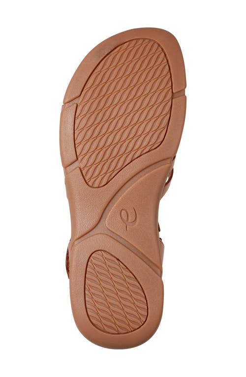 Easy Spirit Marlene Quarter Strap Sandal In Brown