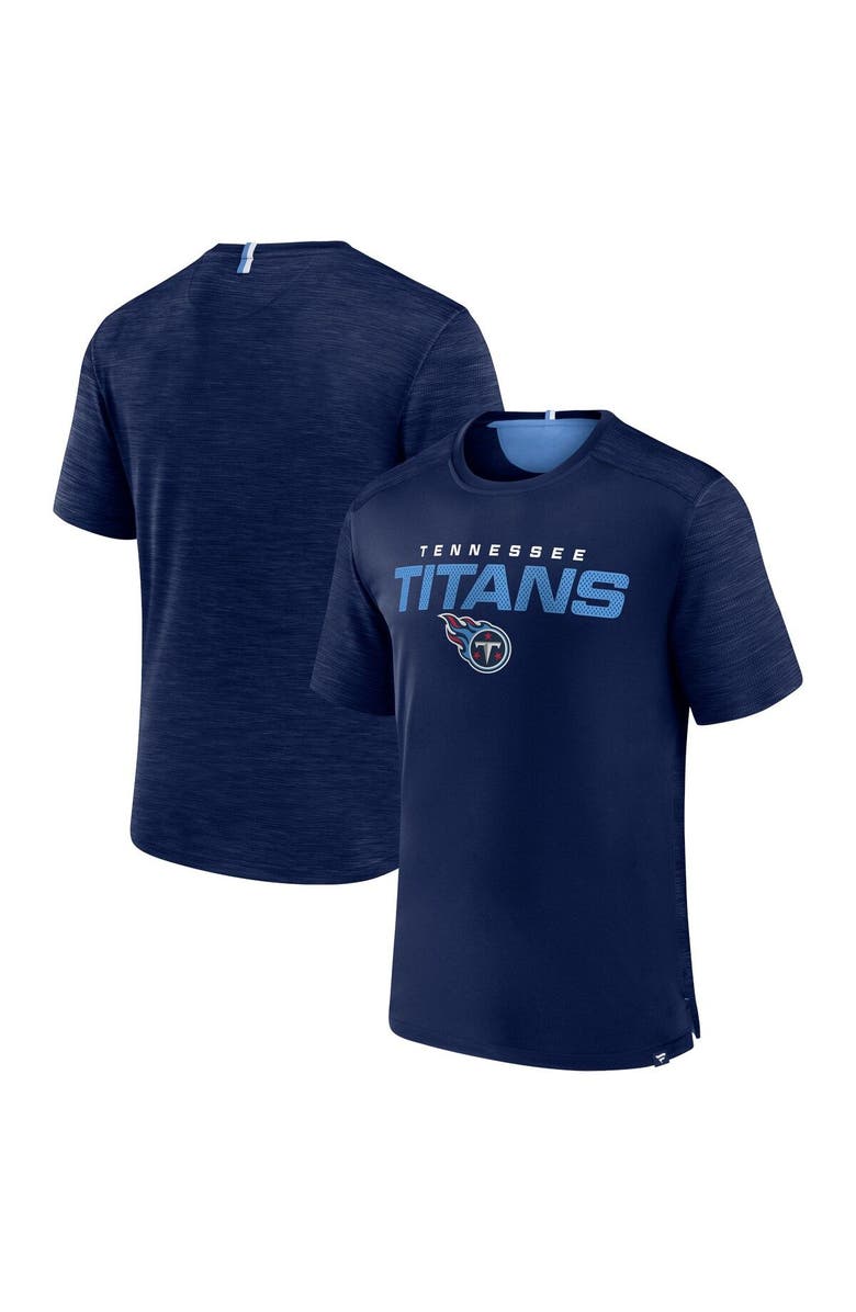 FANATICS Men's Fanatics Branded Navy Tennessee Titans Defender Evo T-Shirt, Main, color, Navy