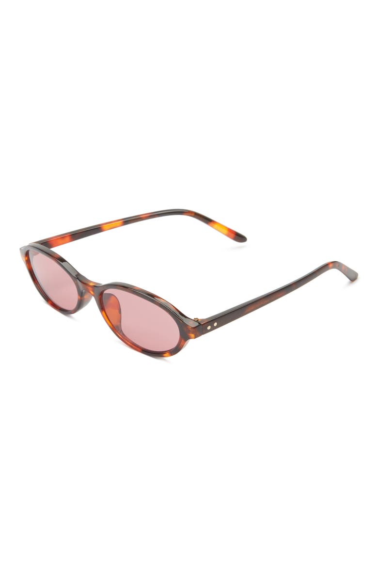 Oval Sunglasses, Alternate, color, TORT