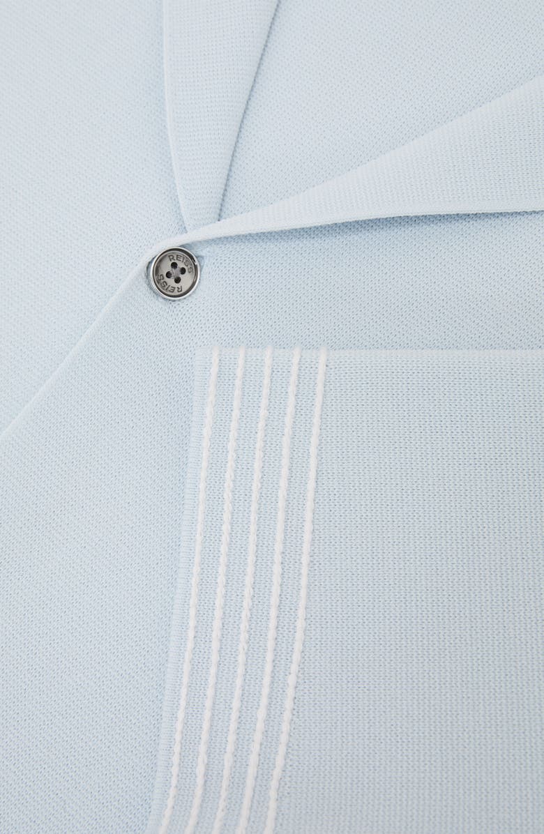 Reiss Wandsworth Short Sleeve Button-Up Shirt, Alternate, color, Soft Blue