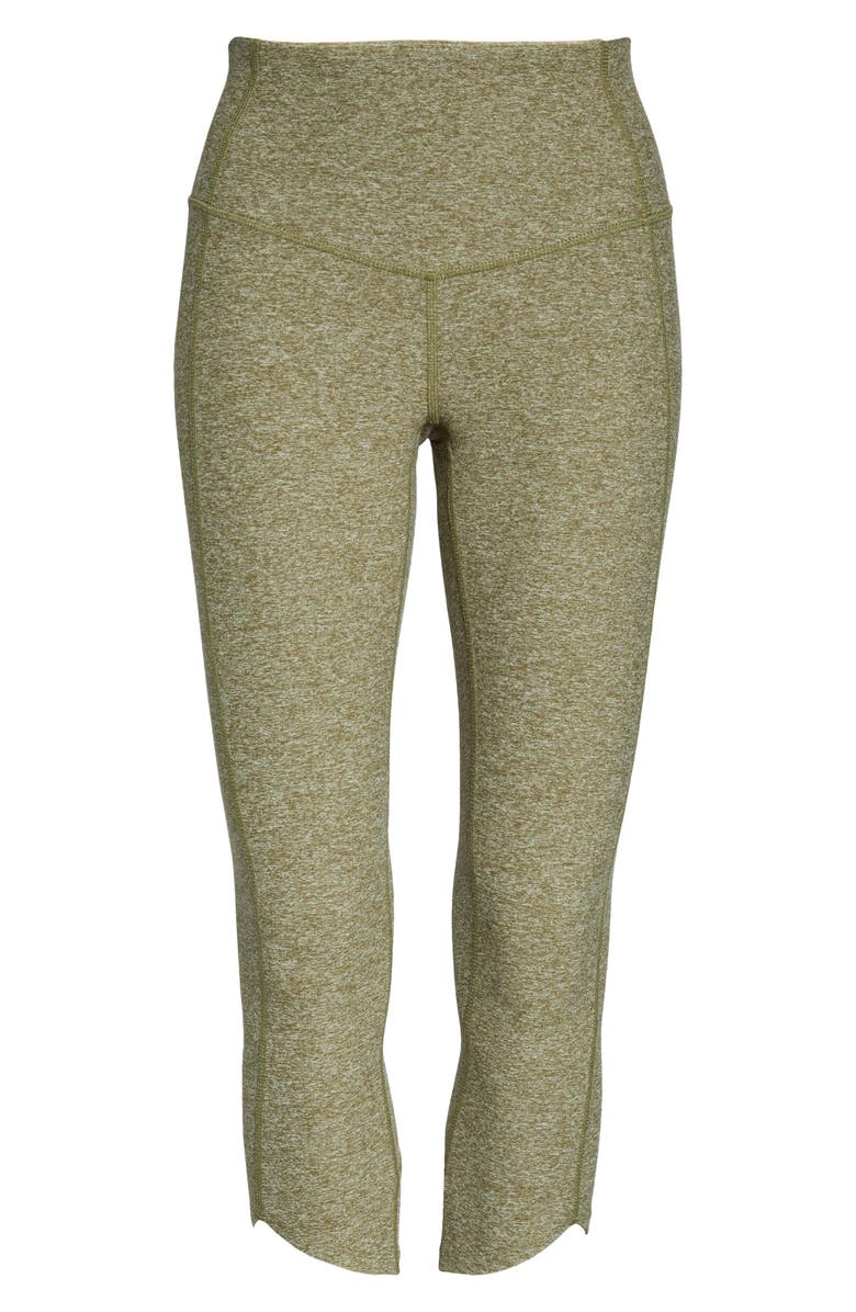 Zella Restore Soft High Waist Tulip Crop Leggings, Alternate, color, 