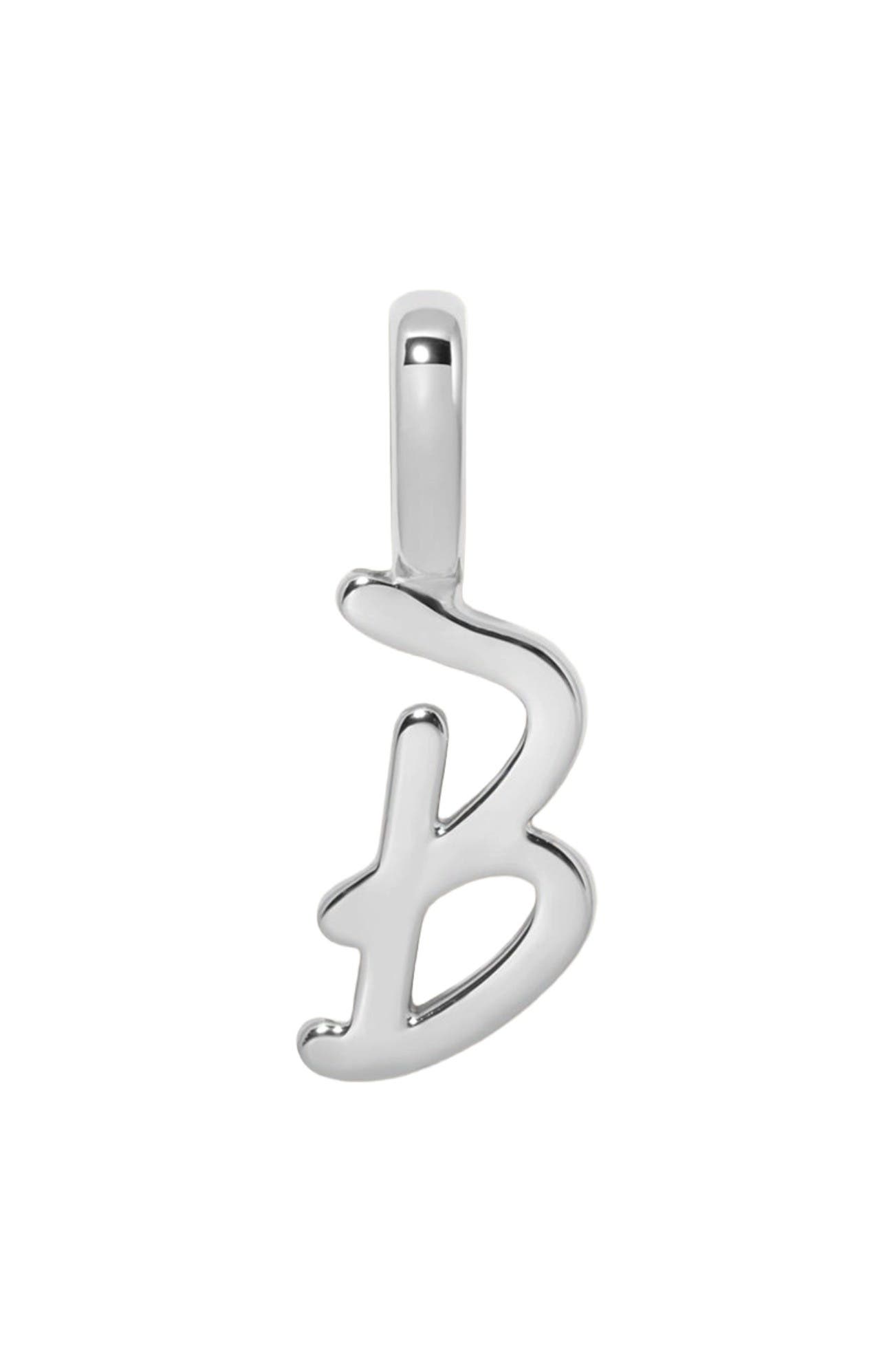 Silver Initial B