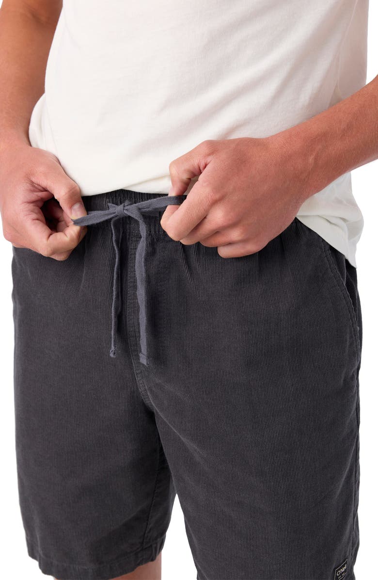 O'Neill Stretch Corduroy Drawstring Shorts, Alternate, color, 