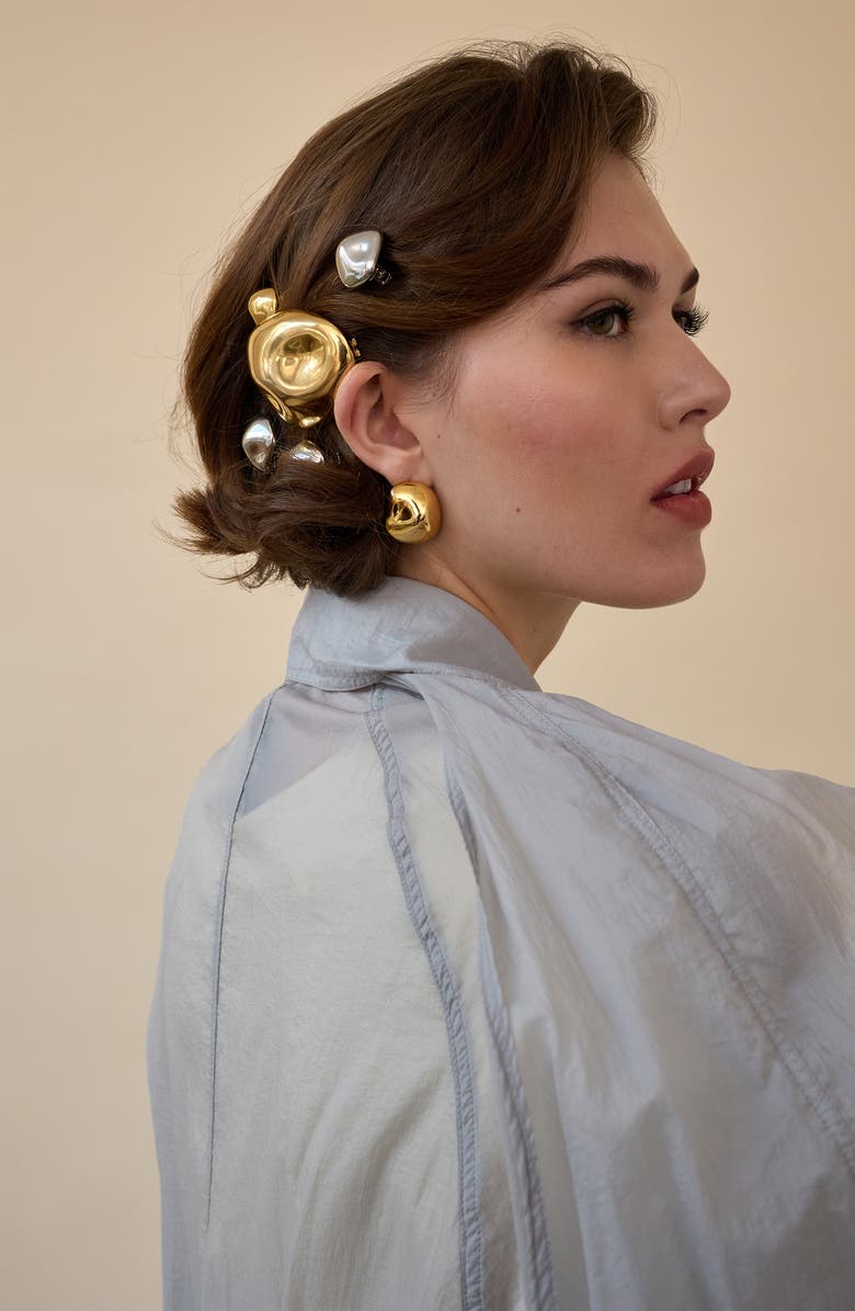 LELET NY Zoe Stud Earrings, Alternate, color, Gold