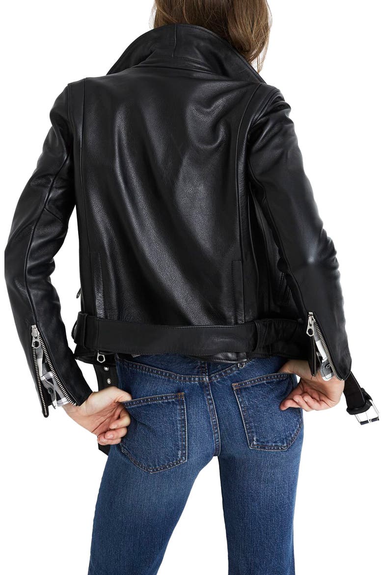 Ultimate Leather Jacket, Alternate, color, TRUE BLACK