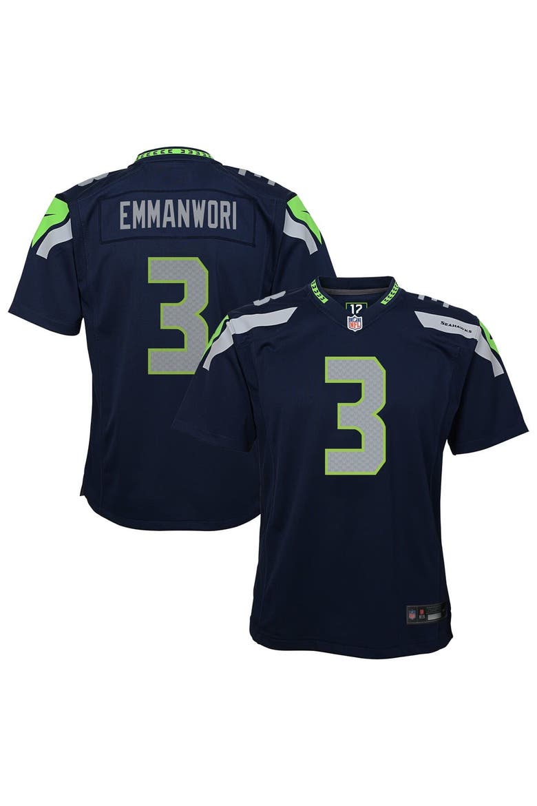 Youth Nike Nick Emmanwori College Navy Seattle Seahawks  Game Jersey, Main, color, College Navy