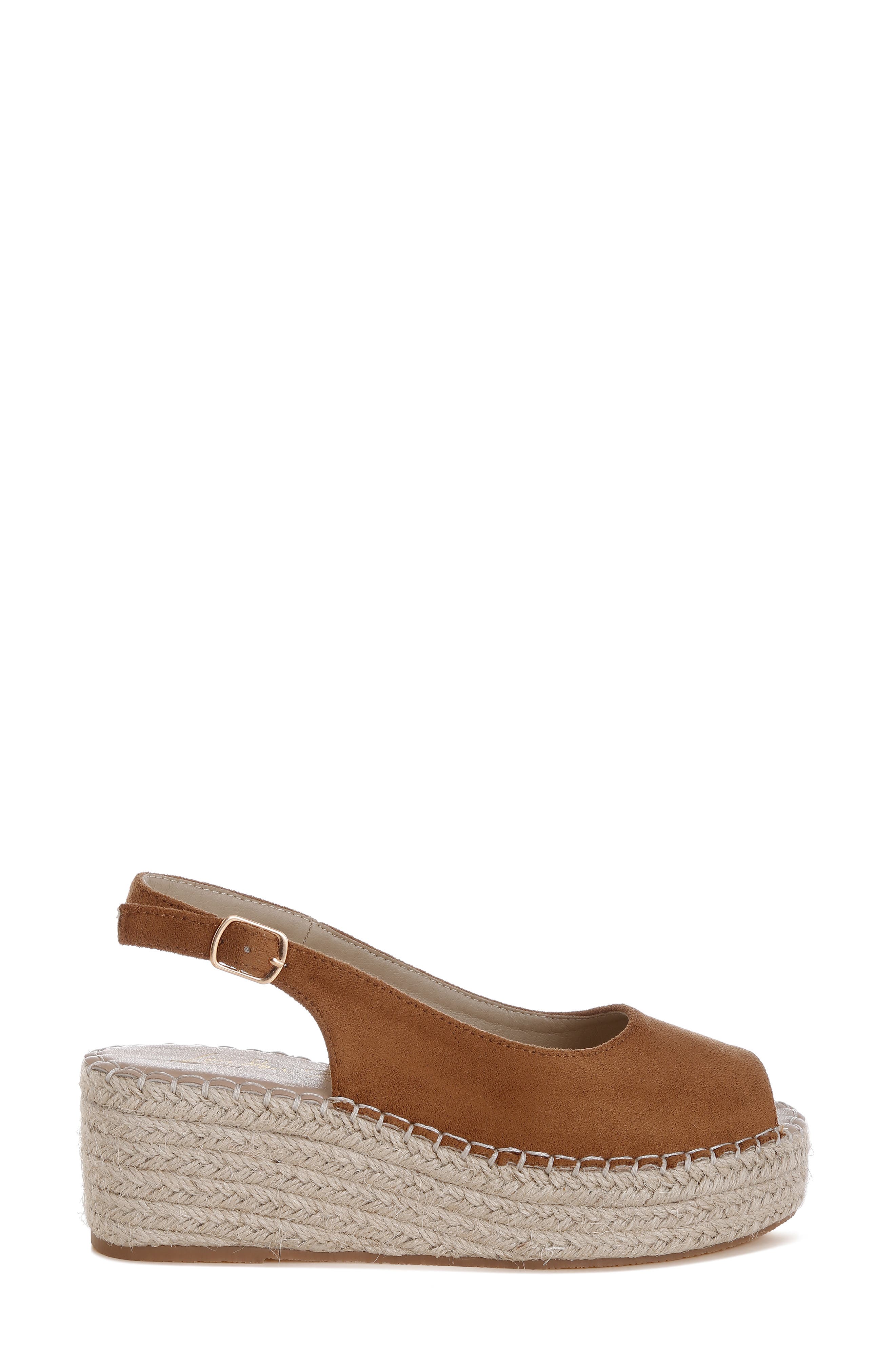 Georna Platform Wedge Espadrille Sandal, Alternate, color, TAN