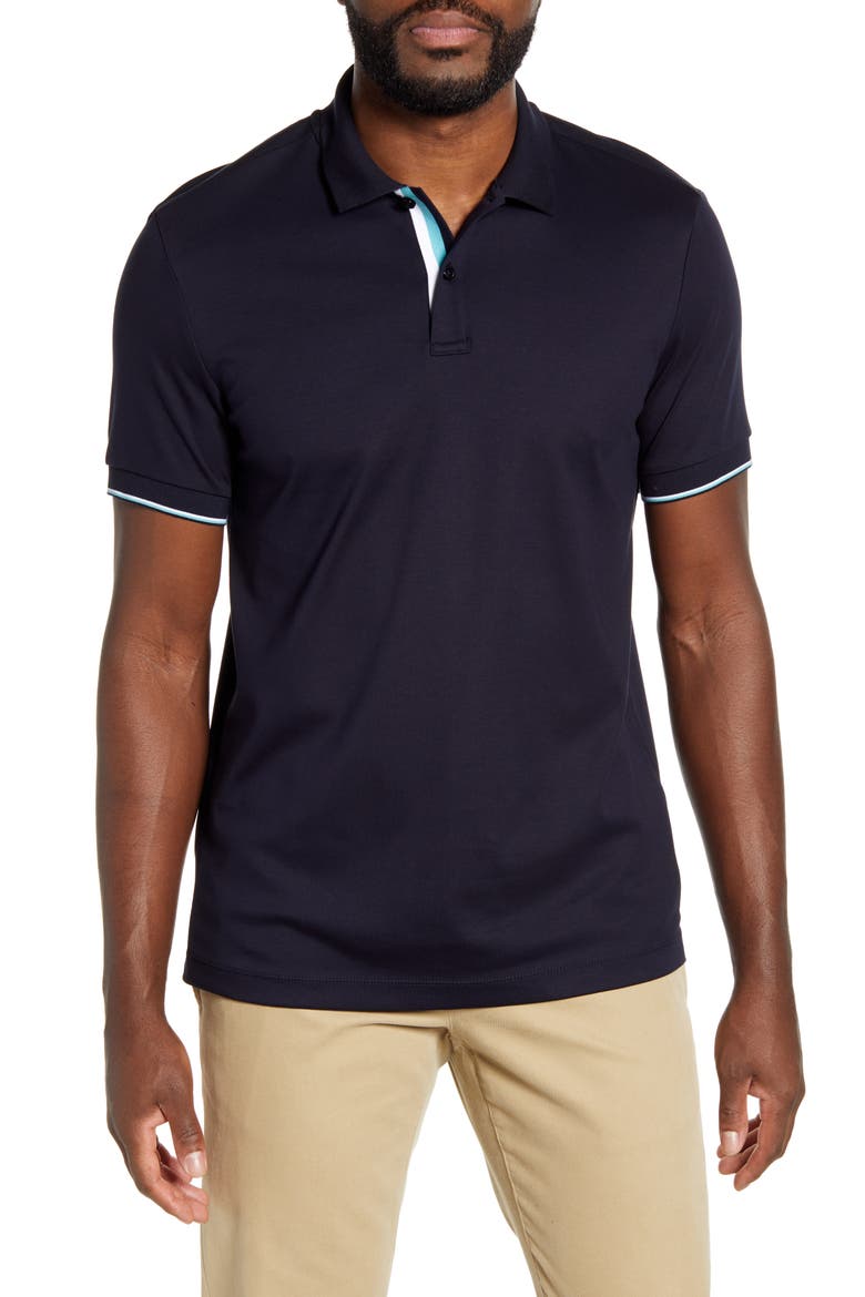 Parlay 78 Solid Polo, Main, color, NAVY