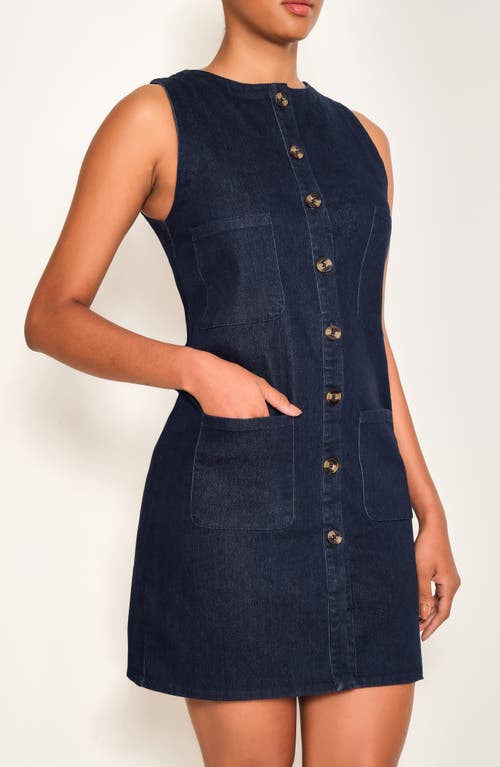 THE LULO PROJECT THE LULO PROJECT TILDE SLEEVELESS DENIM MINIDRESS 