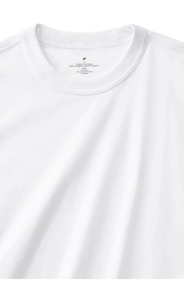 Fabletics The Effortless Oversized Tee, Alternate, color, Classic White