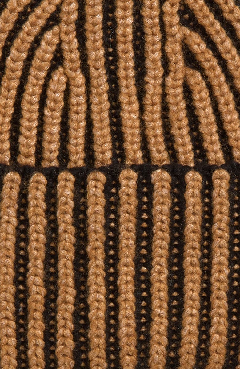 UGG<sup>®</sup> Chunky Plaited Beanie & Fingerless Mittens Set, Alternate, color, Black Multi