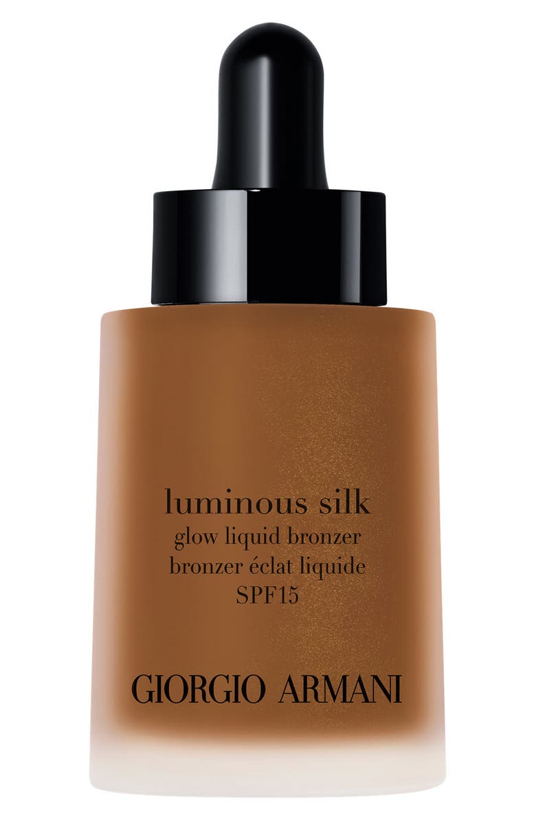 ARMANI beauty Luminous Silk Glow Liquid Bronzer Drops, Main, color, 110 Tan To Deep