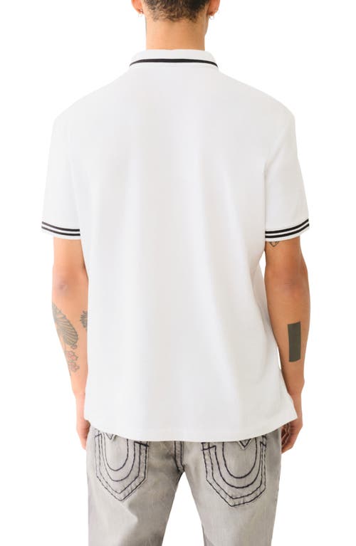 True Religion Logo Embroidered Polo