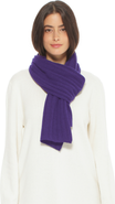 Monticelli Cashmere Pure Cashmere Plush-Ribbed Scarf
