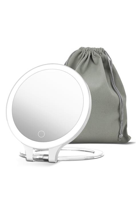 Fascinate 1X/10X Rechargeable LED Makeup Mirror