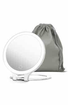 LILA BY AKUNBEM Fascinate 1X/10X Rechargeable LED Makeup Mirror
