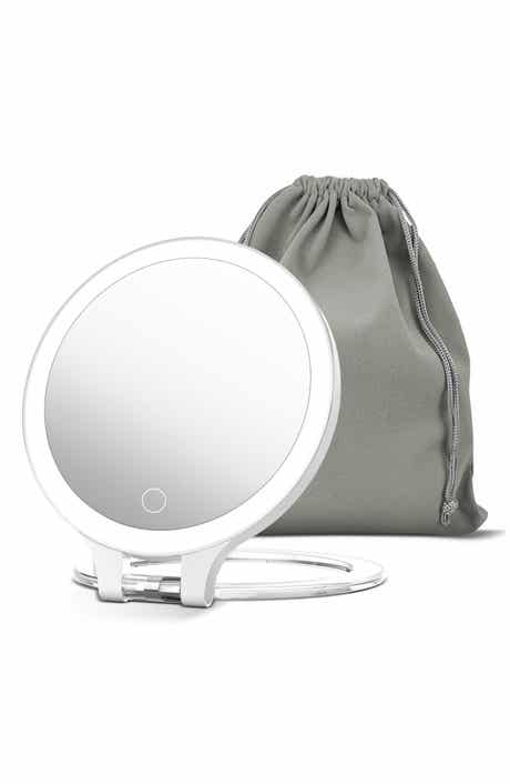 LILA BY AKUNBEM Fascinate 1X/10X Rechargeable LED Makeup Mirror