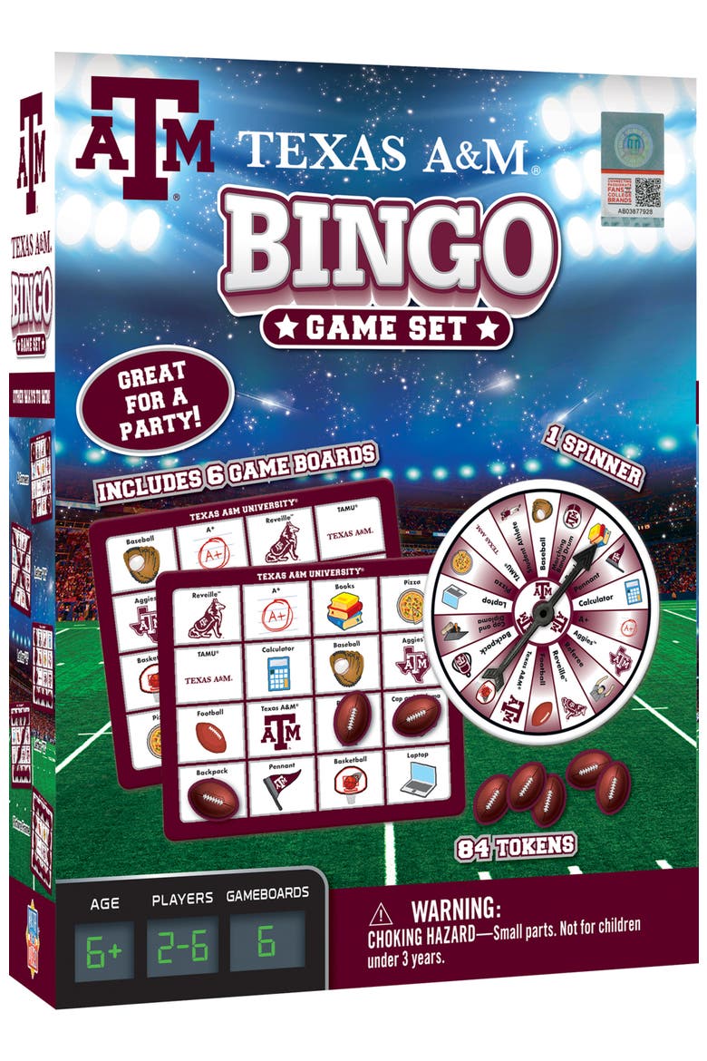 Texas A&M Aggies NCAA Bingo Game, Main, color, Multicolor