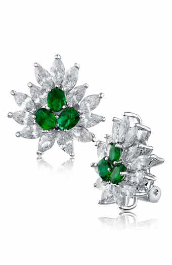 Marquis Cluster CZ Earrings