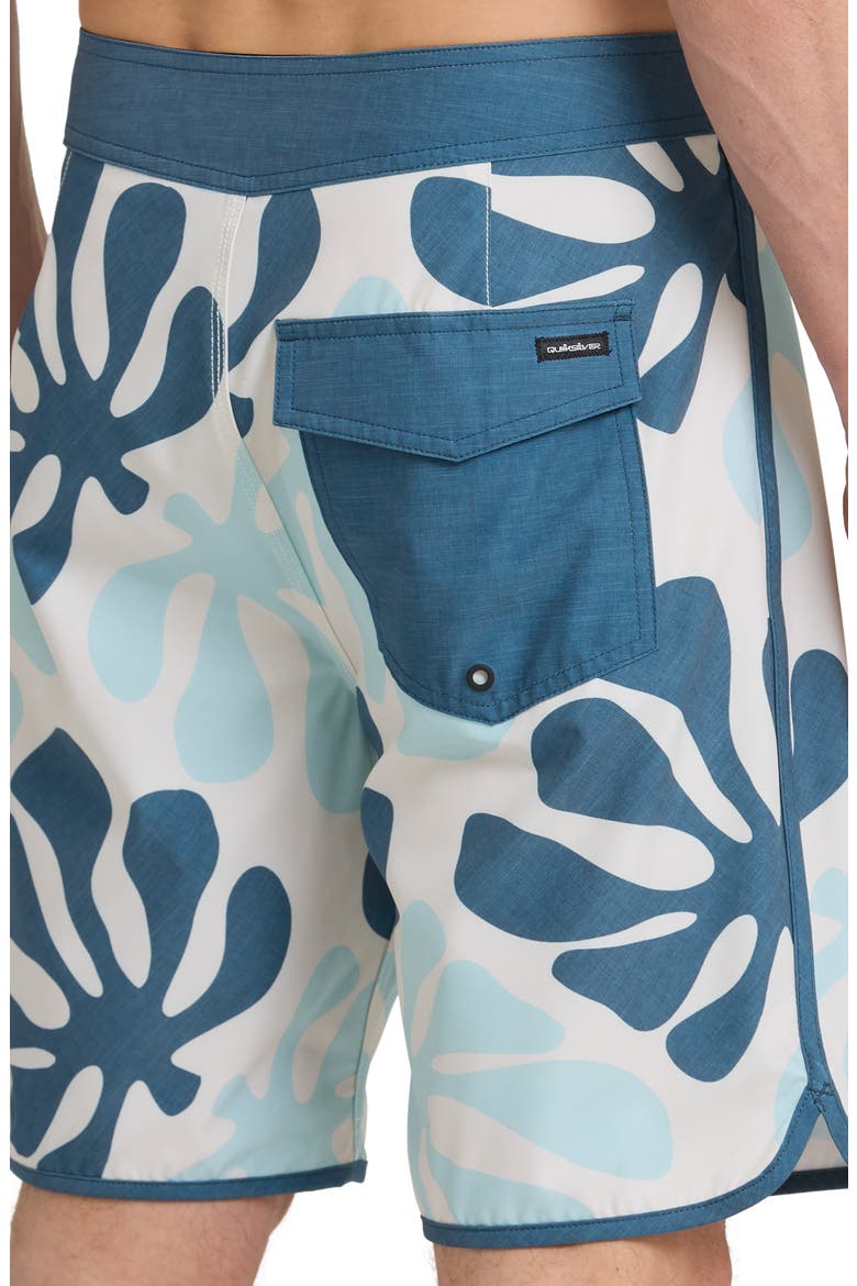 Sol Tiles 19" Board Shorts, Alternate, color, BONE WHITE