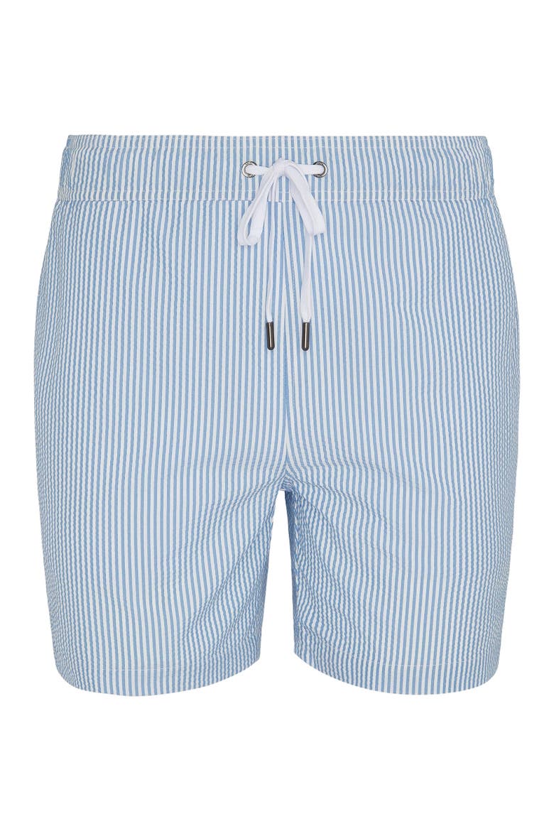 Classic Charles 5" Swim Trunk, Alternate, color, Surf/White