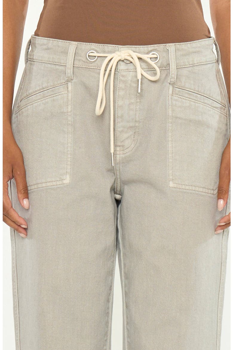 Lola Low Slung Baggy Jeans, Alternate, color, Gray